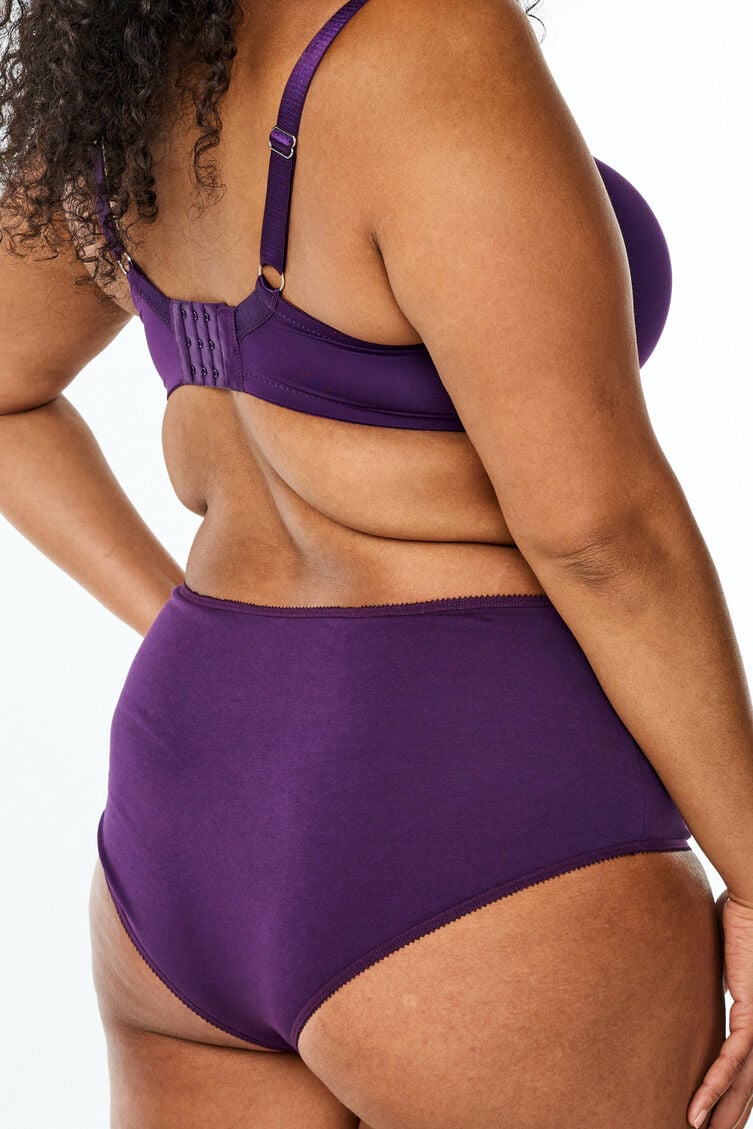 7-pack hipsterslip met normale taille, Paars, Model image number 2