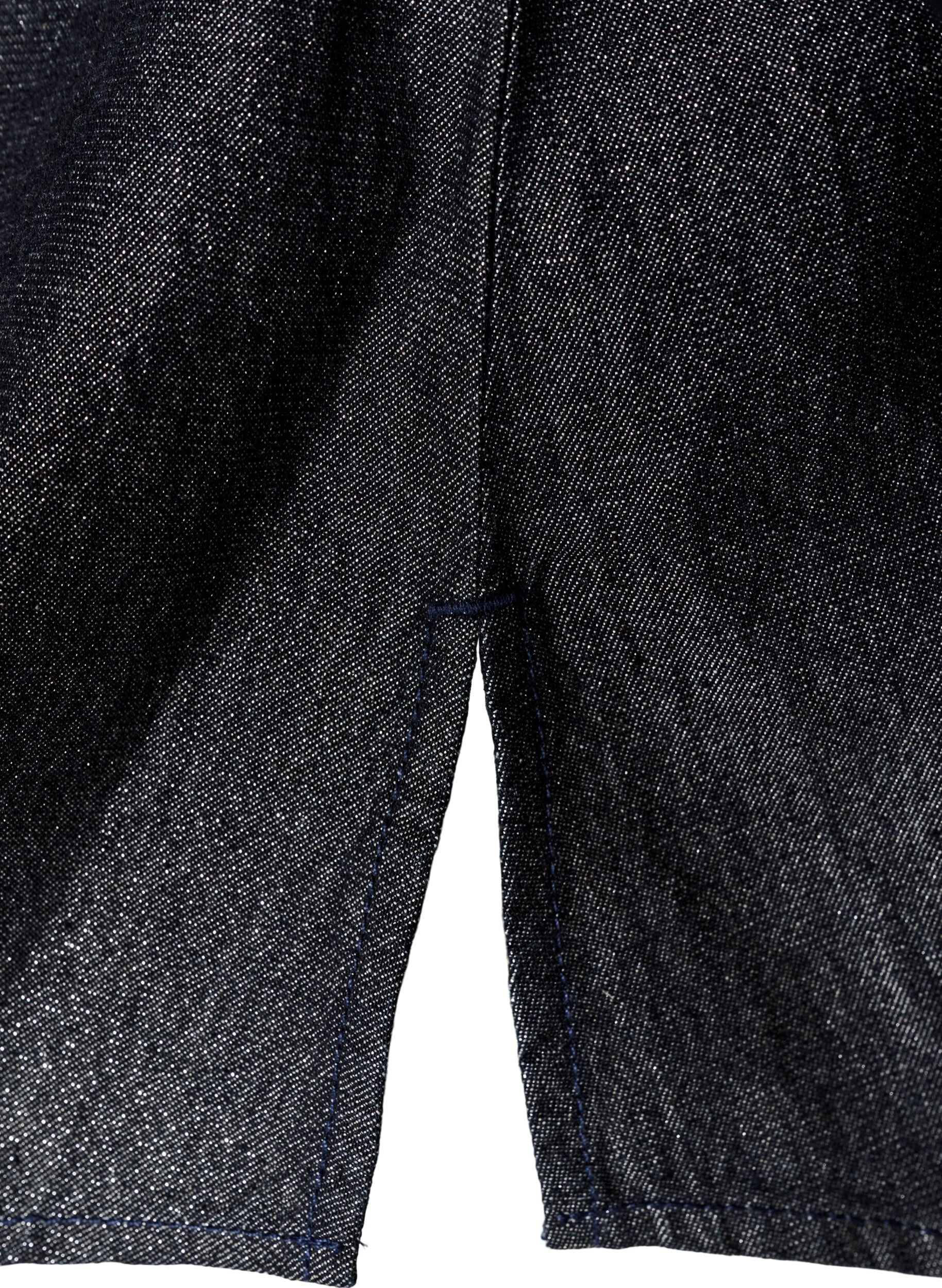 ZizziDenimshirt met glitterdraad en 3/4-mouwen, Grijs, Packshot image number 3