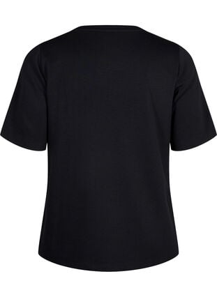 T-shirt in modalmix, Black, Packshot image number 1