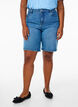 FLASH - Losse denim shorts met hoge taille, Blauw, Model image number 3