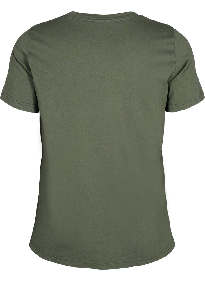 T-shirt met motief, Thyme w. Kind People, Packshot image number 1