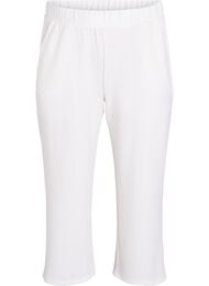 Losse broek met 7/8 lengte, Wit