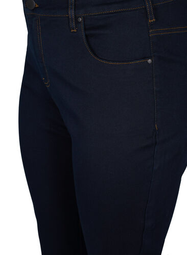 Slim fit Emily jeans met normale taille, Unwashed, Packshot image number 2