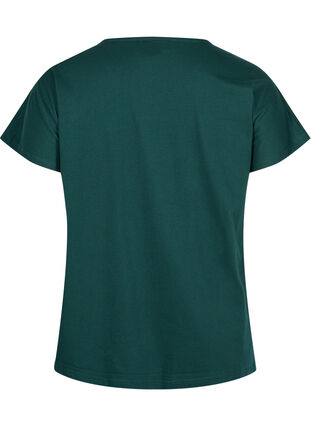 T-shirt in biologisch katoen met ronde hals, Ponderosa Pine, Packshot image number 1