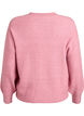 Vest van ribtricot met knopen, Roze, Packshot image number 1