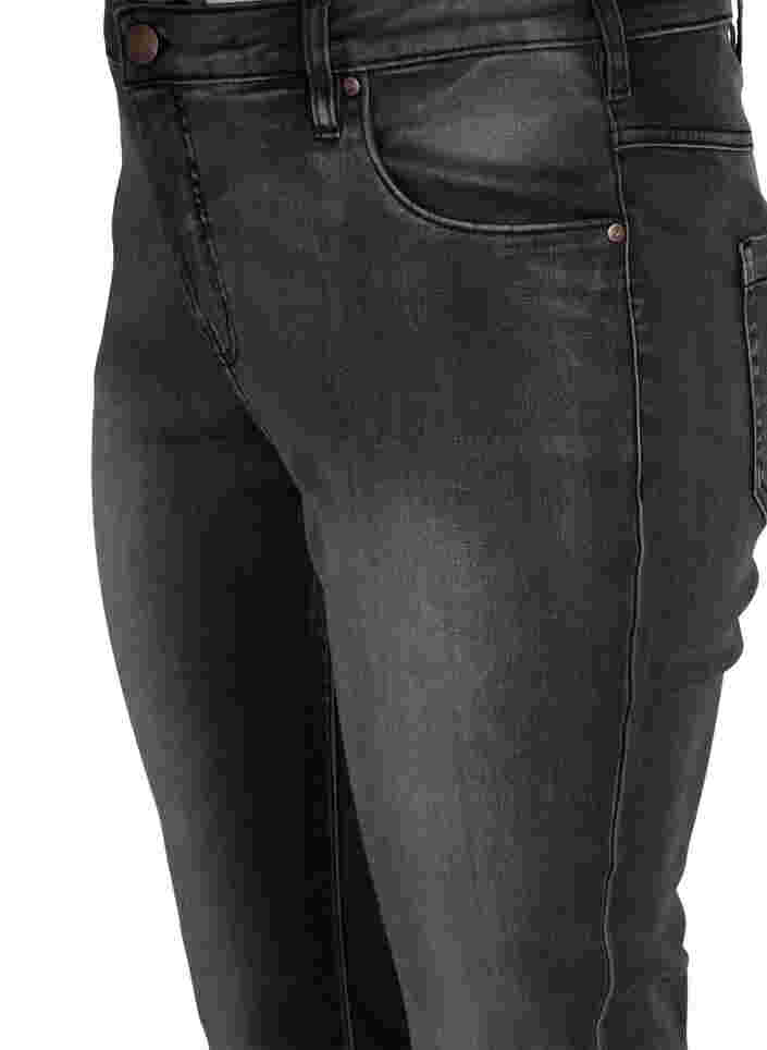 Slim-fit Emily jeans met normale taille, Dark Grey Denim, Packshot image number 2