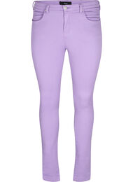 Amy jeans met hoge taille en super slanke pasvorm, Chalk Violet
