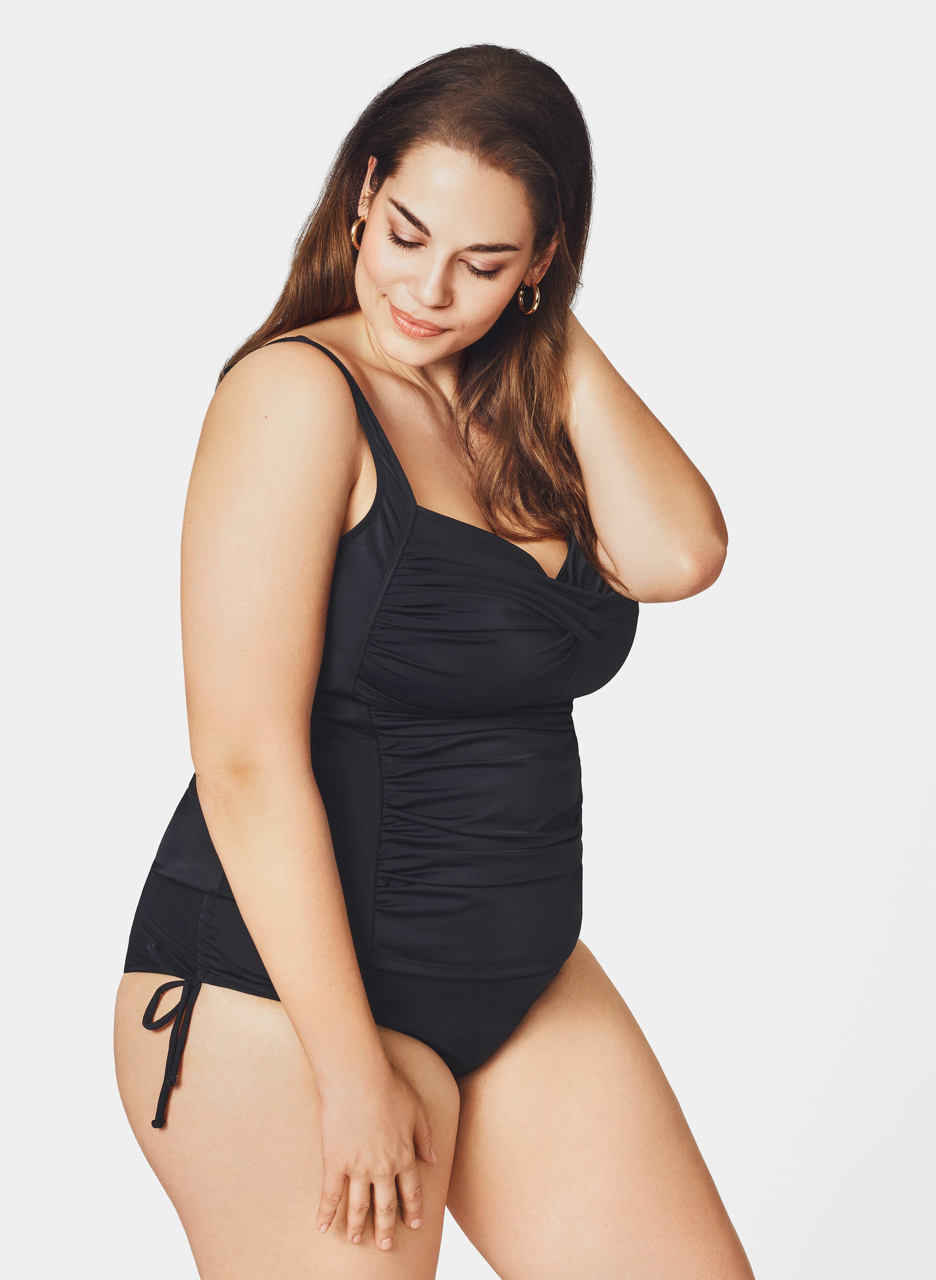 Zizzi SCOPENHAGEN, SP, TANKINI, Black, Model image number 0