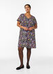 Korte a-lijn jurk met bloemenprint, Blauw, Model image number 1
