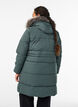 Waterafstotende parka met imitatiebontkraag, Groen, Model image number 2