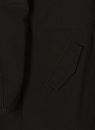 Softshell jas met capuchon, Black solid, Packshot image number 3