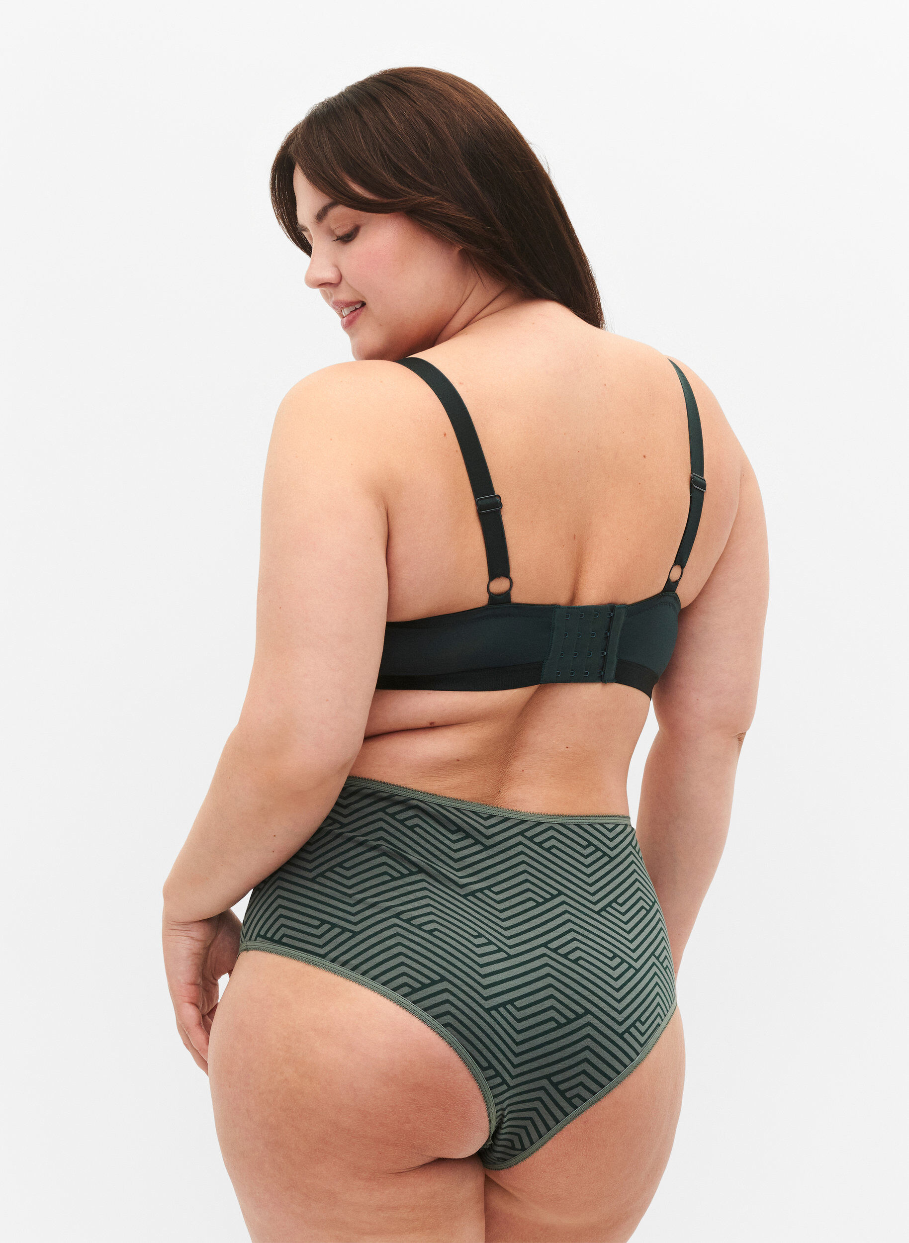 Zizzi 7-pack hipster met reguliere taille, Scarab Multi Pack, Model image number 1