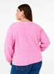 Gebreide cardigan met strikceintuur, Begonia Pink Mel., Model image number 1