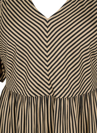 Viscose jurk met gestreepte print, Coriander/Bl. Stripe, Packshot image number 2