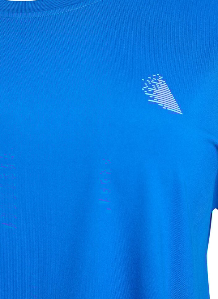 Effen gekleurd trainingsshirt, Blauw, Packshot image number 2