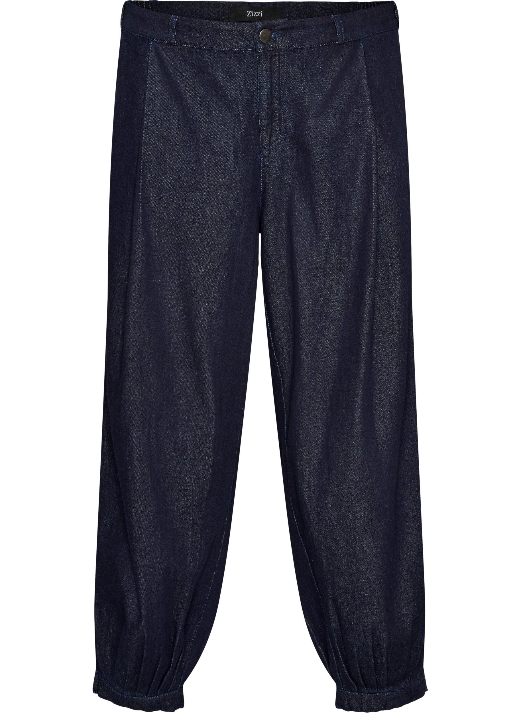 ZizziHigh waist ballonjeans, Blauw, Packshot image number 0