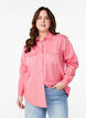 Denim shirt met borstzakken, Roze, Model image number 3