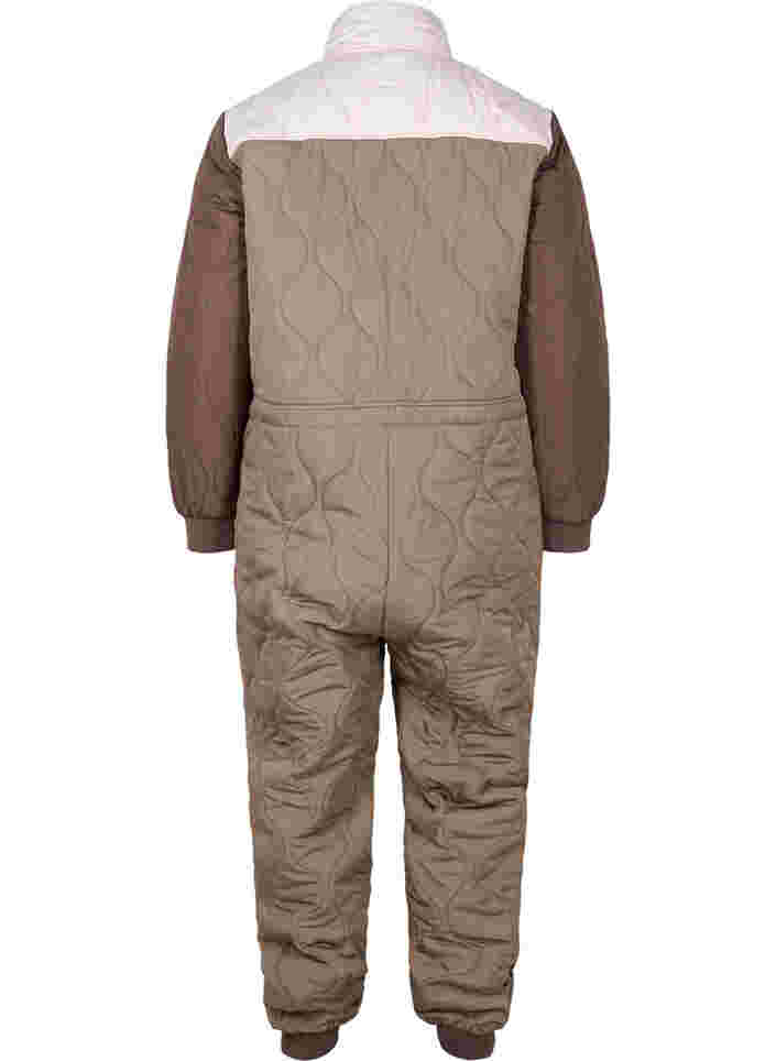 Thermo jumpsuit in colour block, Falcon Comb, Packshot image number 1