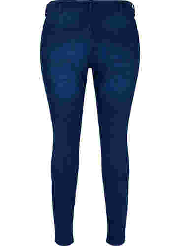 Super slim Amy jeans met elastiek in de taille, Dark blue, Packshot image number 1