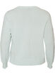 Kabelgebreide cardigan met decoratieve knopen, Blauw, Packshot image number 1