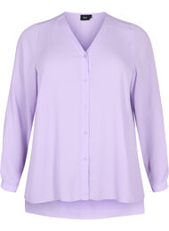 Overhemd met lange mouwen en v-hals, Purple Rose