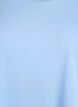 T-shirt met korte mouwen in een katoenmix, Blauw, Packshot image number 2