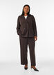 Double-breasted blazer met een losse pasvorm, Bruin, Model image number 1
