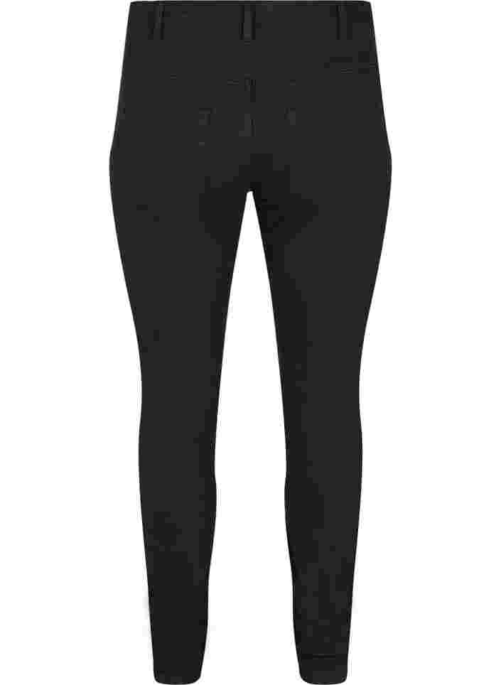 Extra slanke Sanna jeans met normale taille, Black, Packshot image number 1
