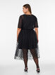 Midi-tule rok met hartjes, Zwart, Model image number 2