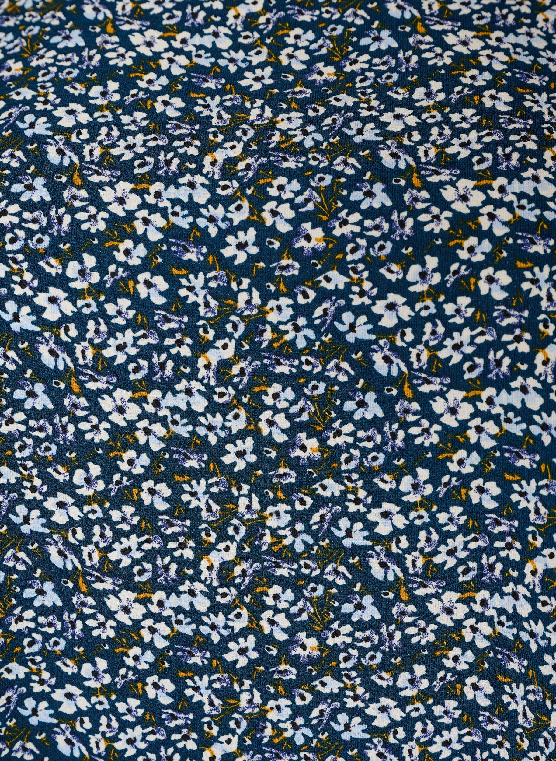 Zizzi Jurk met print en korte mouwen, Blauw, Packshot image number 2