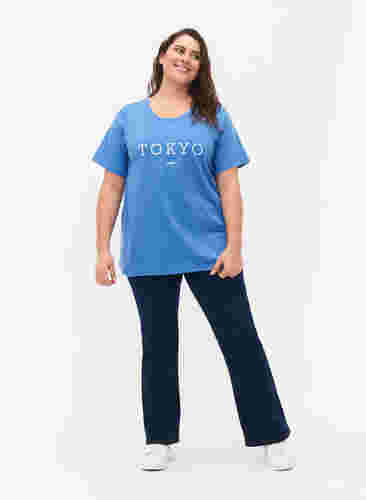 FLASH - T-shirt met motief, Ultramarine, Model image number 2