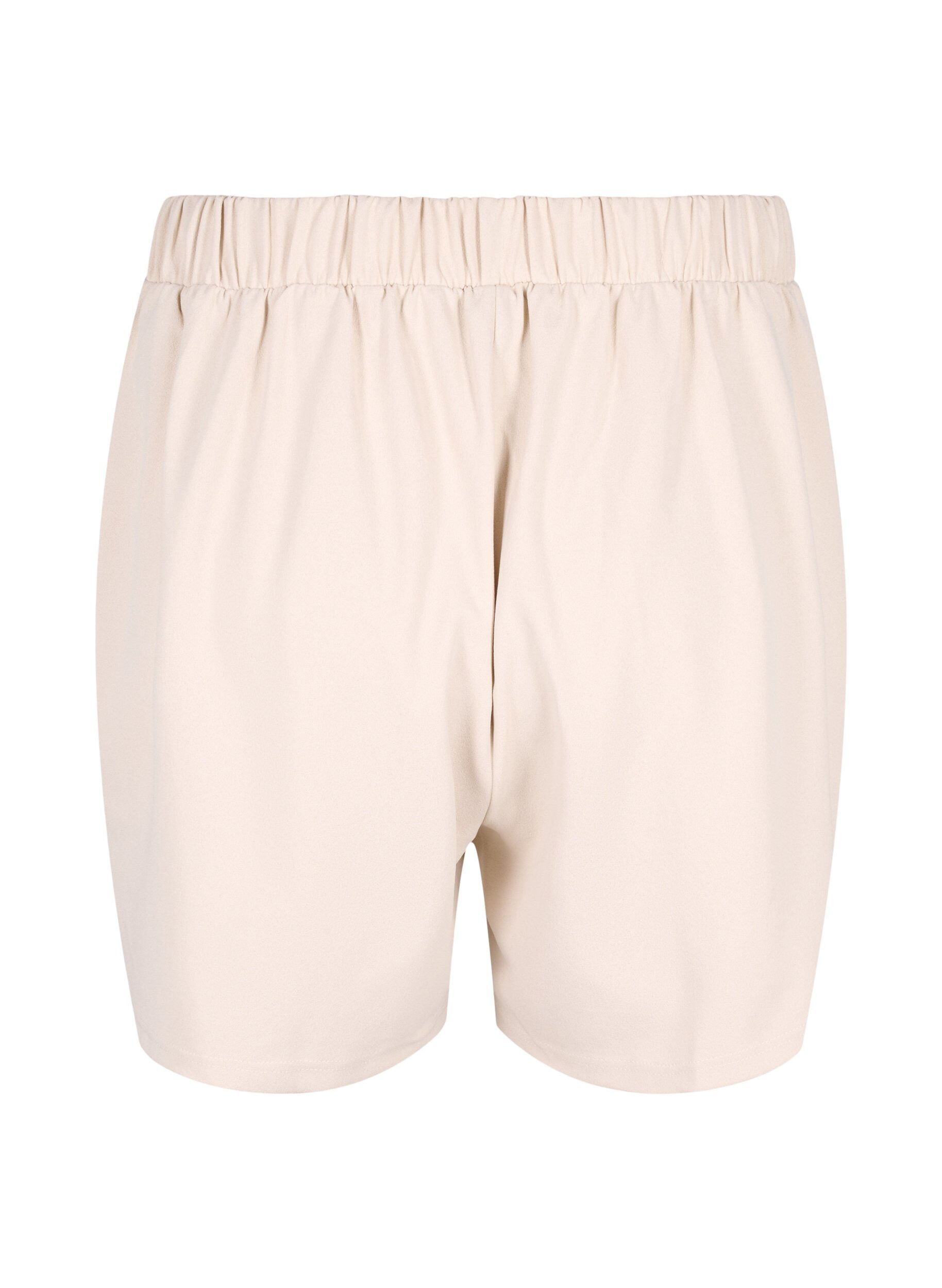 Zizzi FLASH - Korte broek met losse pasvorm en zakken, Beige, Packshot image number 1