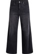 Wide fit jeans met verticale denimdetails, Grijs, Packshot image number 0