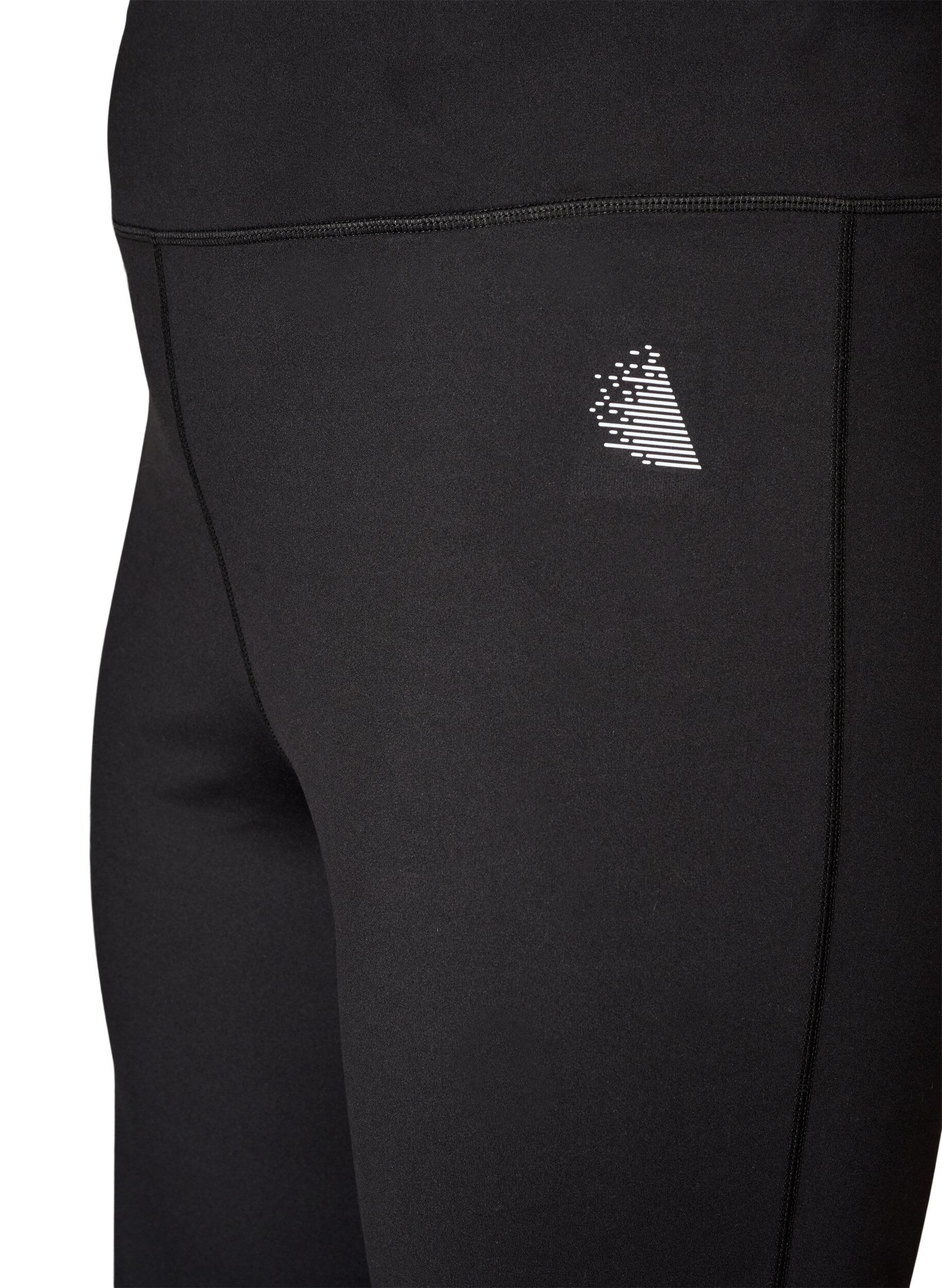 ZizziBootcut trainingstights met hoge taille, Zwart, Packshot image number 2