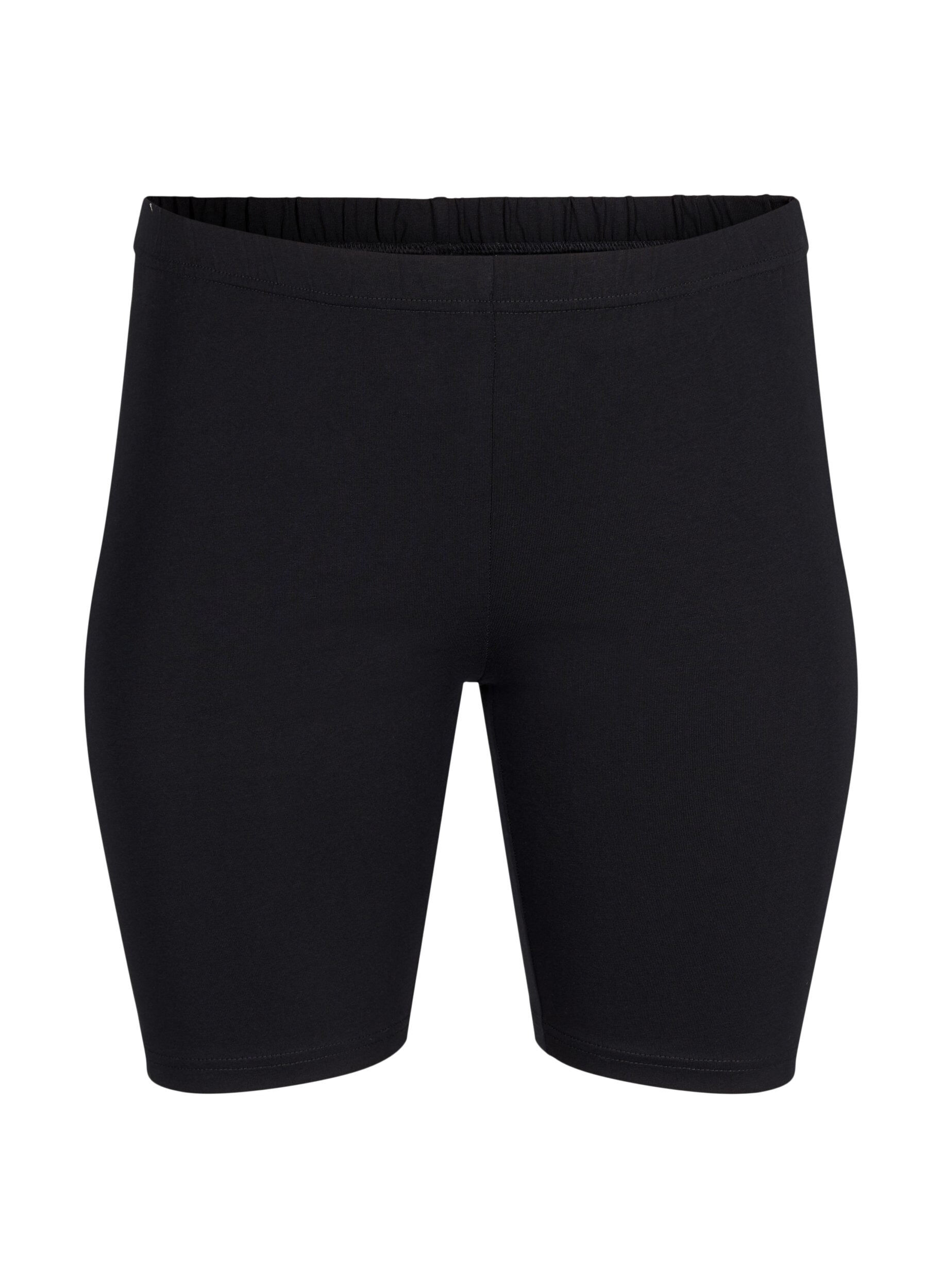 Zizzi FLASH - verpakking met 2 Legging shorts, Zwart, Packshot image number 2