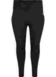 CORE, POCKET TIGHTS - Sport legging met mesh, Black