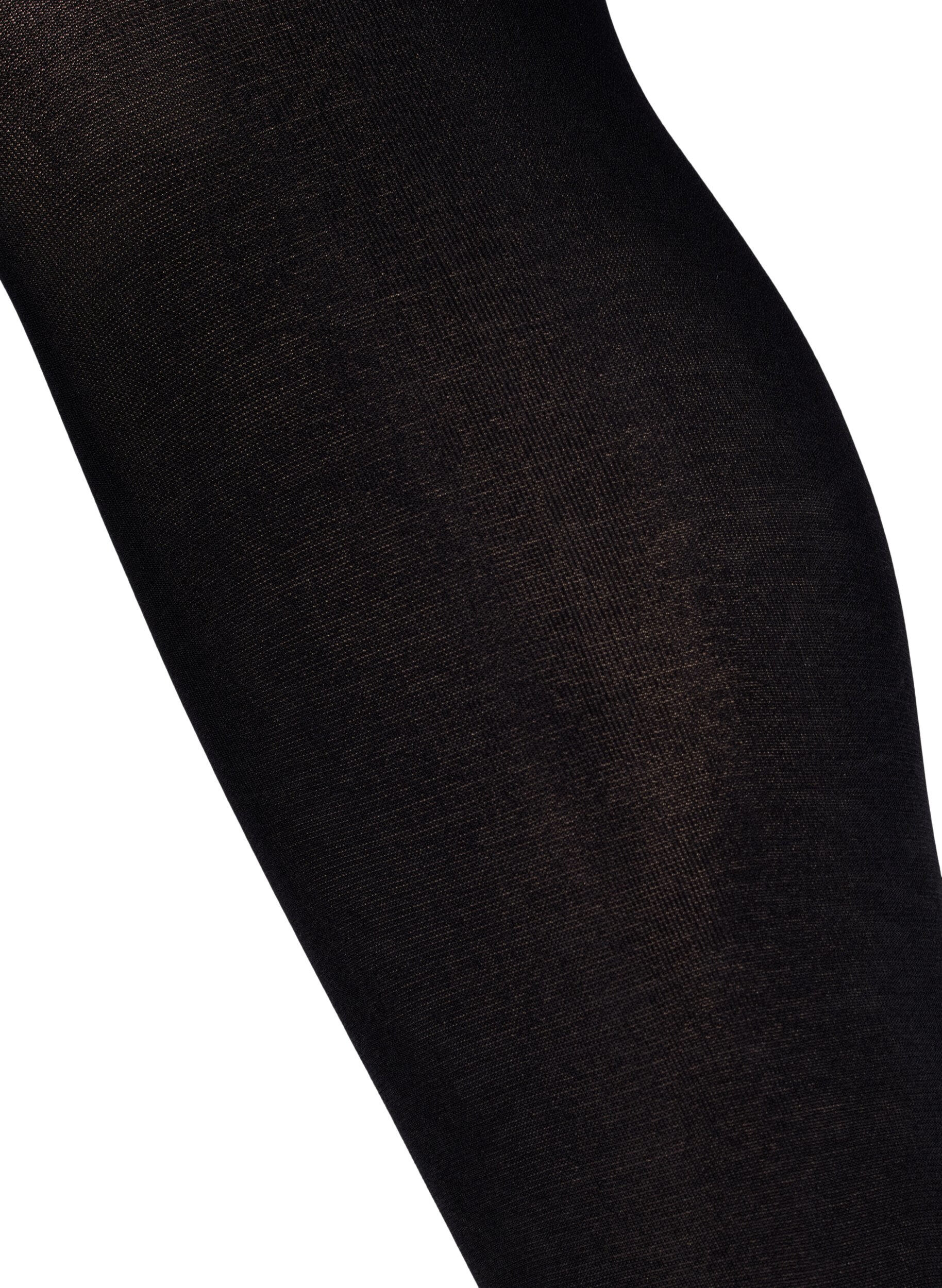ZizziPanty van 100 denier met push-up, Zwart, Packshot image number 1