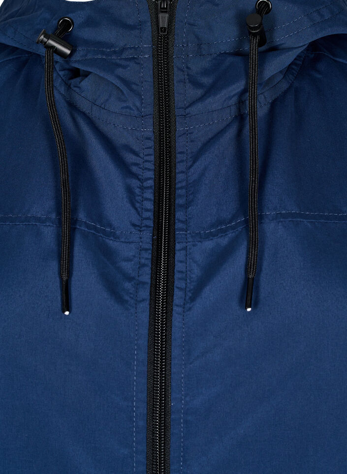 FLASH - Waterafstotende parka met capuchon, Blauw, Packshot image number 2