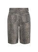 Luipaardprint denim bermuda shorts, Bruin, Packshot image number 1