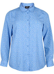 FLASH - Shirt met stippen, Marina White Dot