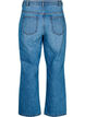 Straight-fit jeans met een strikceintuur, Blauw, Packshot image number 1