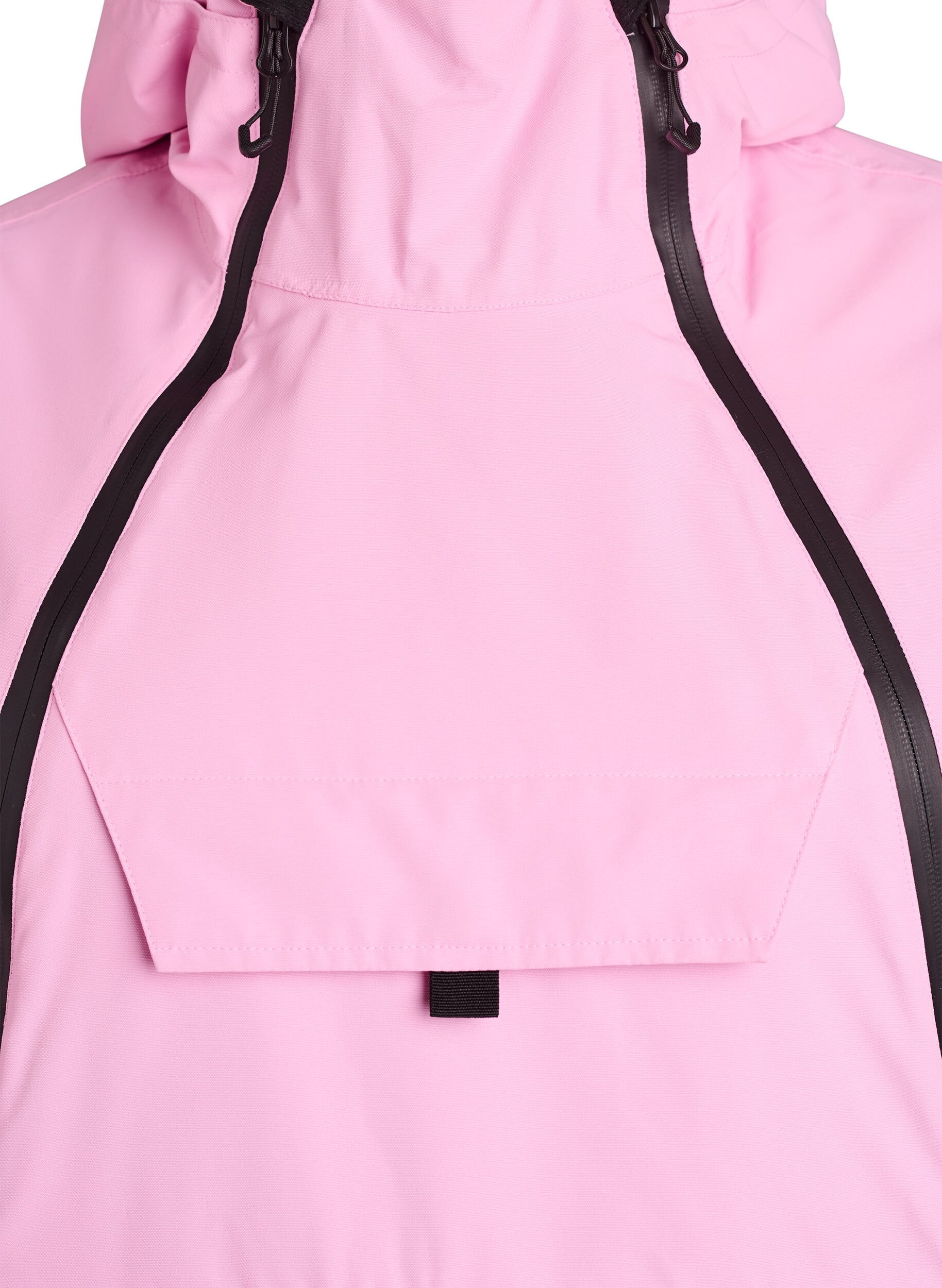 Zizzi Functionele ski-anorak met capuchon, Roze, Packshot image number 2