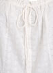Mouwloze blouse met broderie anglaise en ruches, Vanille, Packshot image number 2