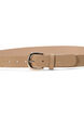 Kunstleren riem met goudkleurige gesp, Beige, Packshot image number 2