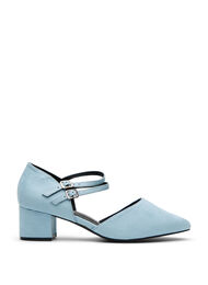 Pumps met dubbele bandjes, Blauw