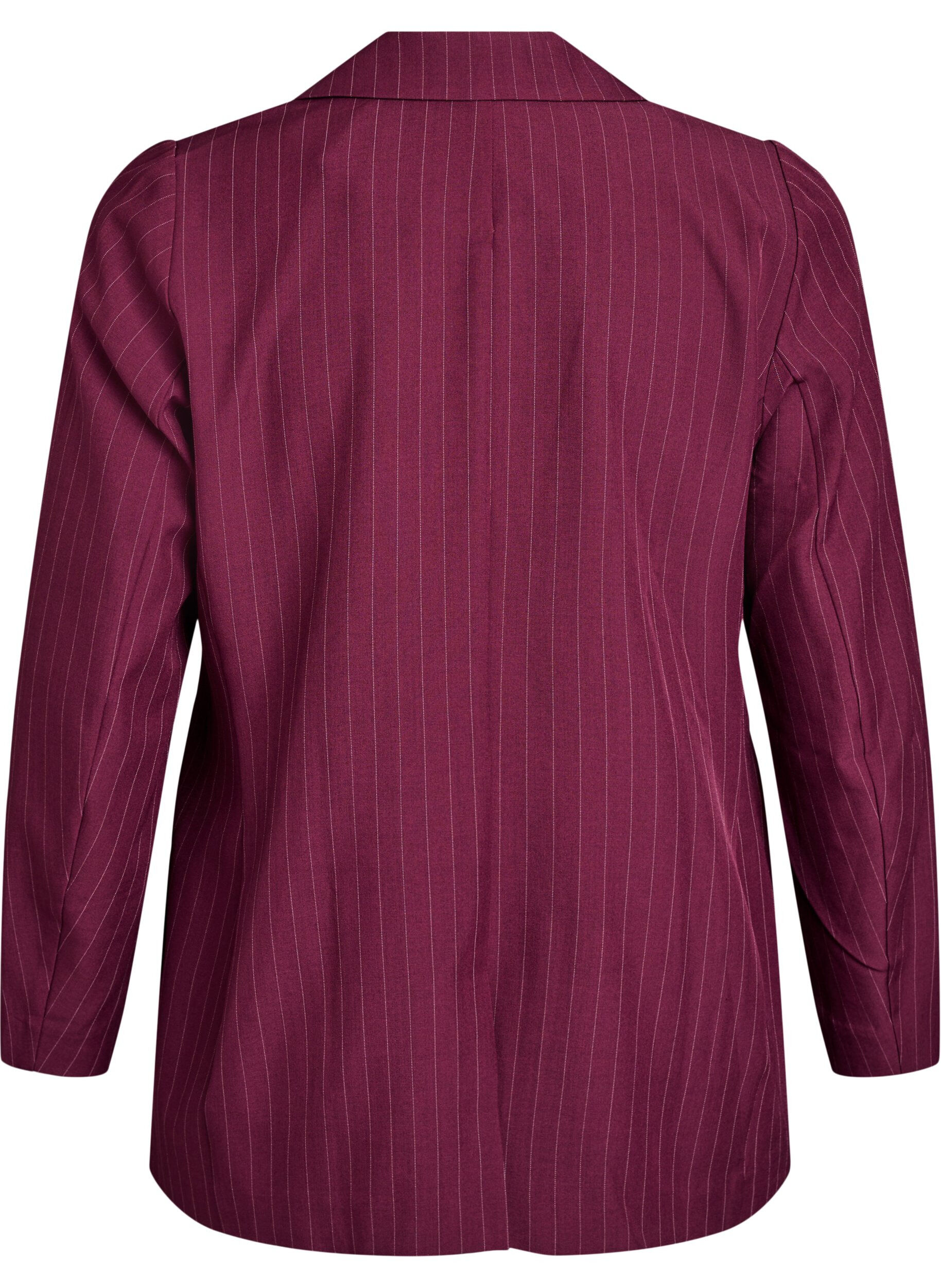 ZizziBlazer met zakken en splitjes, Rood, Packshot image number 1