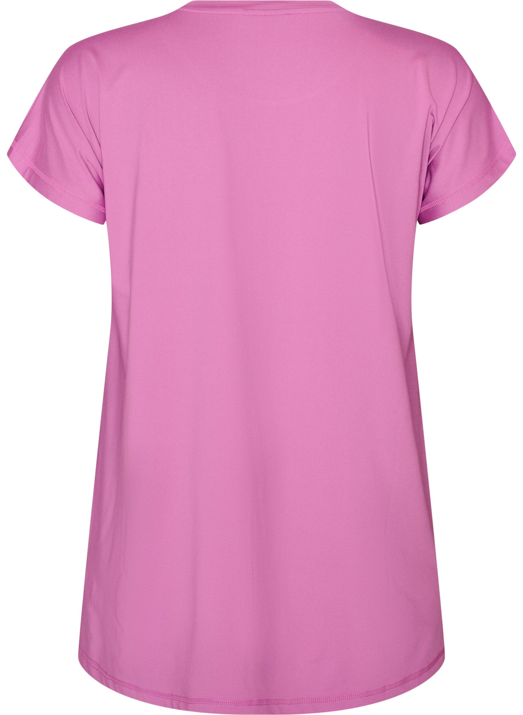 ZizziLang workout T-shirt, Roze, Packshot image number 1
