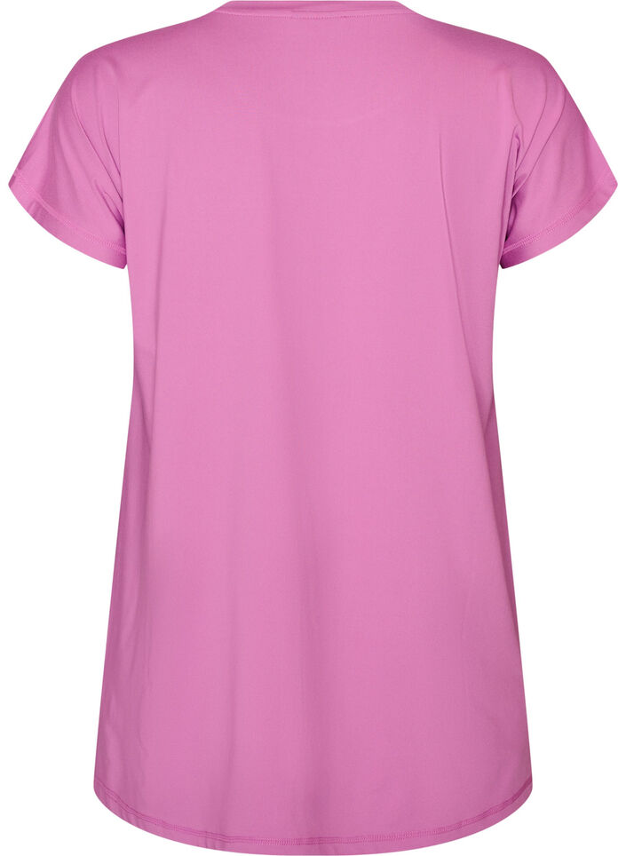 Lang workout T-shirt, Roze, Packshot image number 1