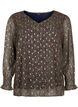 Blouse met print en lange mouwen, Green Ethnic AOP, Packshot image number 0
