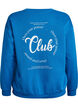 Sweatshirt met motief aan de voorkant, Blauw, Packshot image number 1